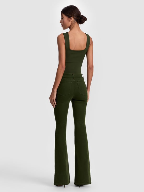 DARK OLIVE-EDIN SWEETHEART TANK