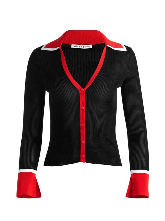 BLACK/MULTI-NEALIE CARDIGAN