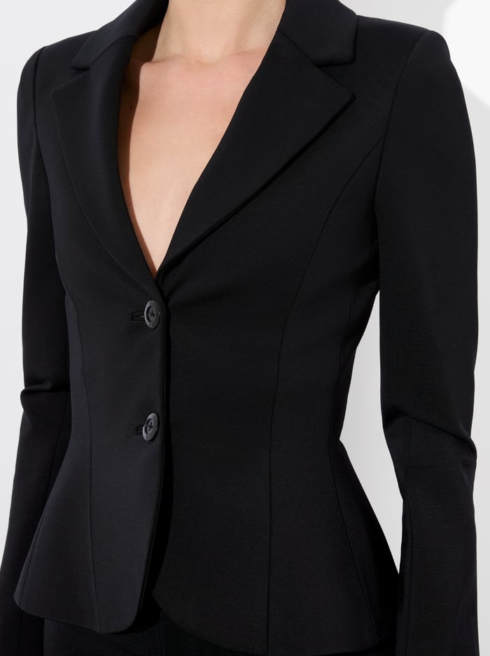 IANA SCULPTED BLAZER - BLACK image 3 - Alice And Olivia