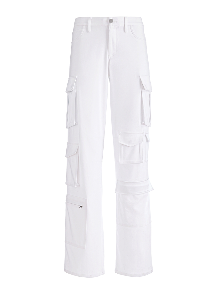 LUIS CARGO PANT - WHITE image 5 - Alice And Olivia