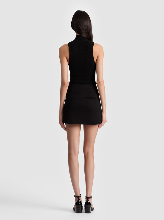 BLACK-NARIN MINI SKIRT