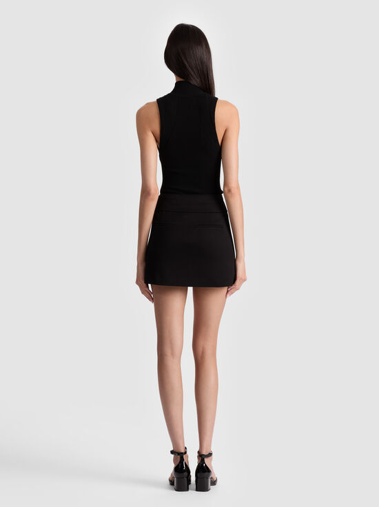 BLACK-NARIN MINI SKIRT