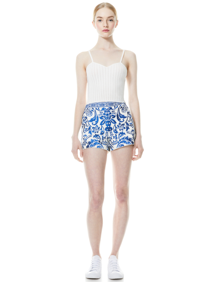 SHERRI EMBROIDERED SHORT - MULTI image 2 - Alice And Olivia