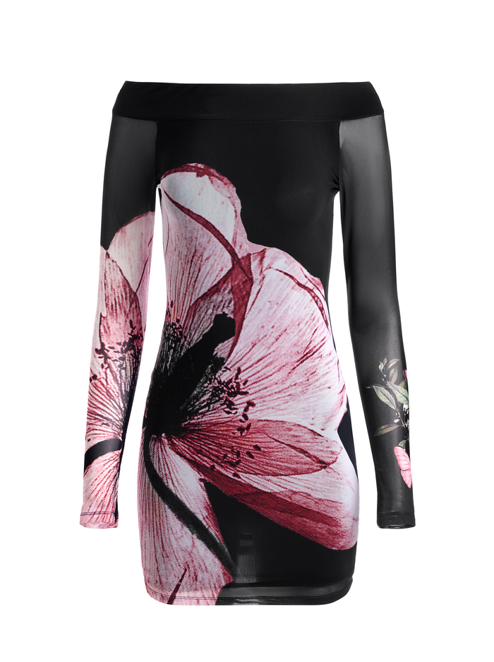 DORINDA MINI DRESS - LUNA FLORAL image 5 - Alice And Olivia