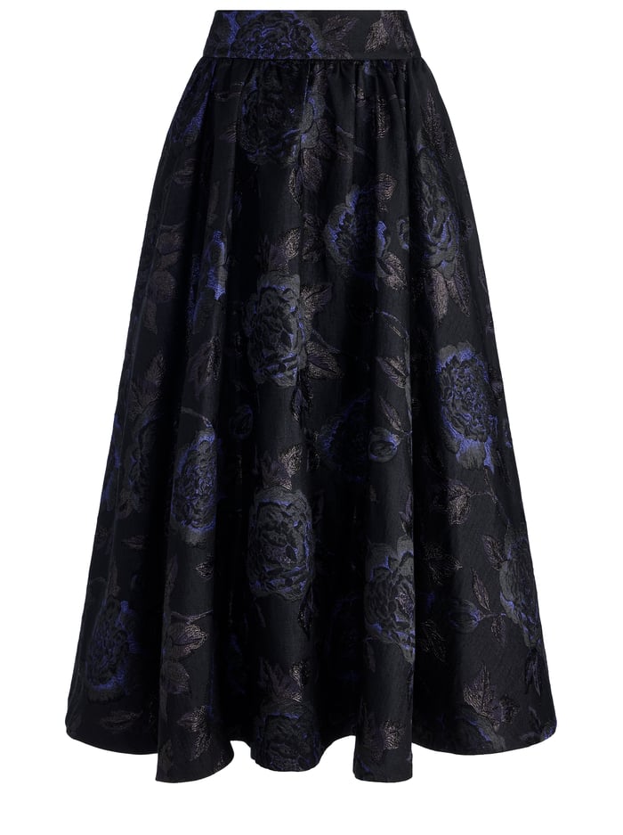 NILDA VOLUMONOUS SKIRT - BLACK image 5 - Alice And Olivia