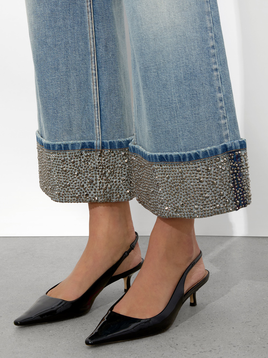 SIERRA LIGHT BLUE-WEEZY EMBELLISHED JEAN