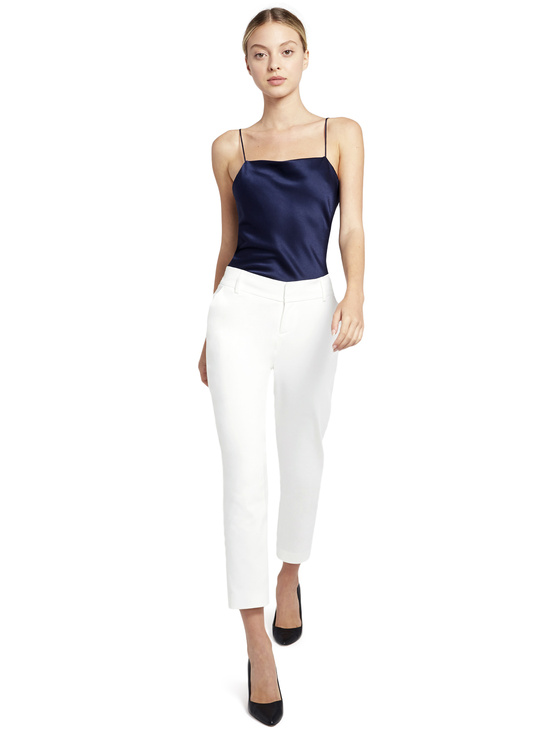 WHITE-STACEY SLIM TROUSER