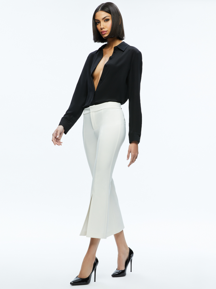WALKER PANT - OFF WHITE image 4 - Alice And Olivia
