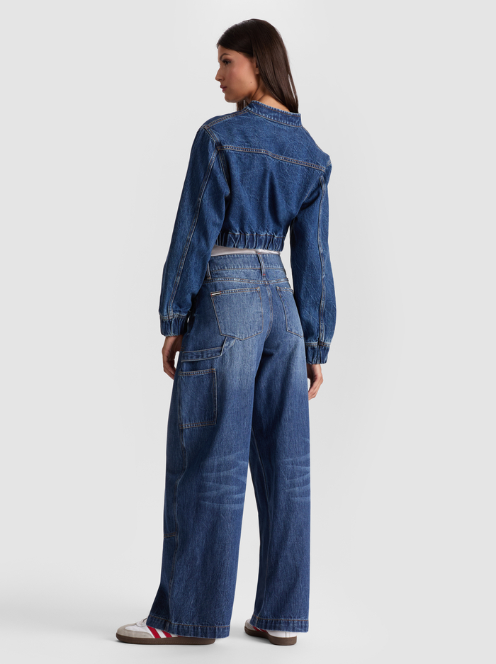 MATEO DENIM CARPENTER JACKET - CAMBRIA VINTAGE image 3 - Alice And Olivia