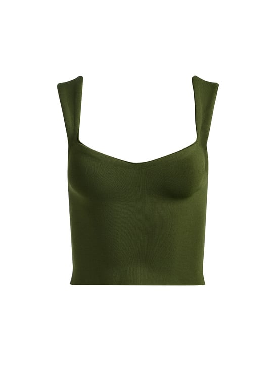 DARK OLIVE-EDIN SWEETHEART TANK