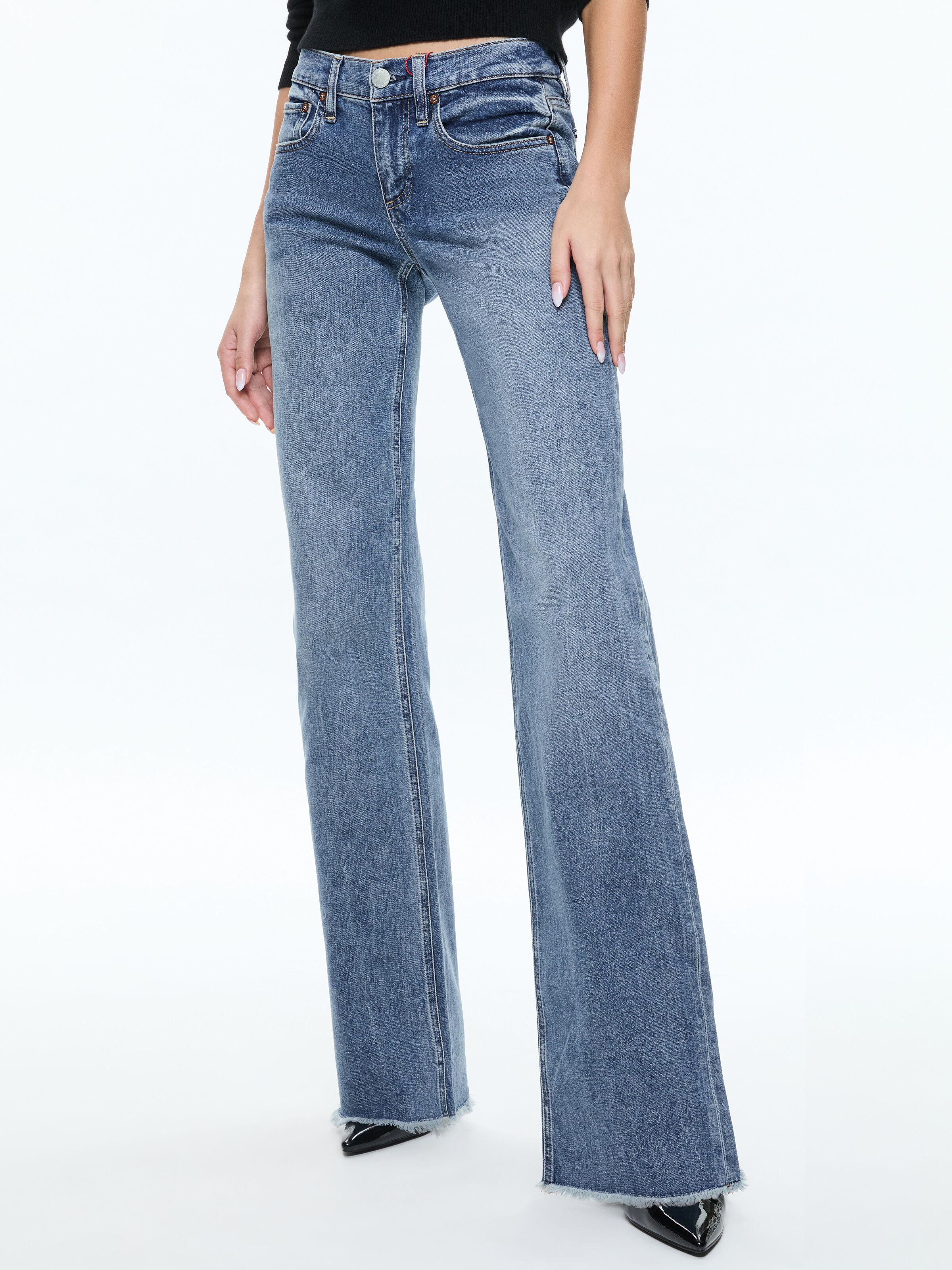 Alice and olivia jeans top