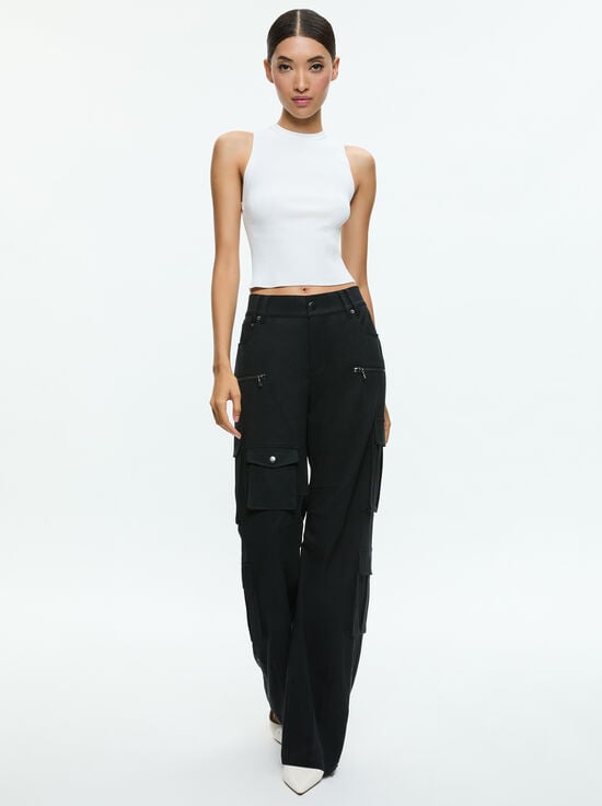 BLACK-AKERS OVERSIZED CARGO PANT