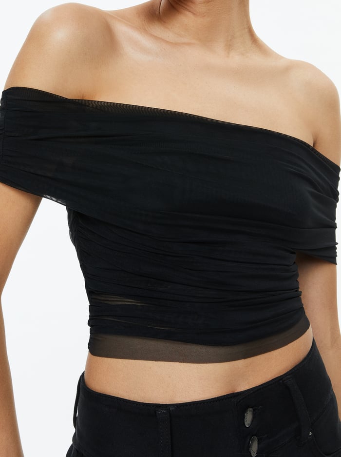 ISADOLA TOP - BLACK image 3 - Alice And Olivia