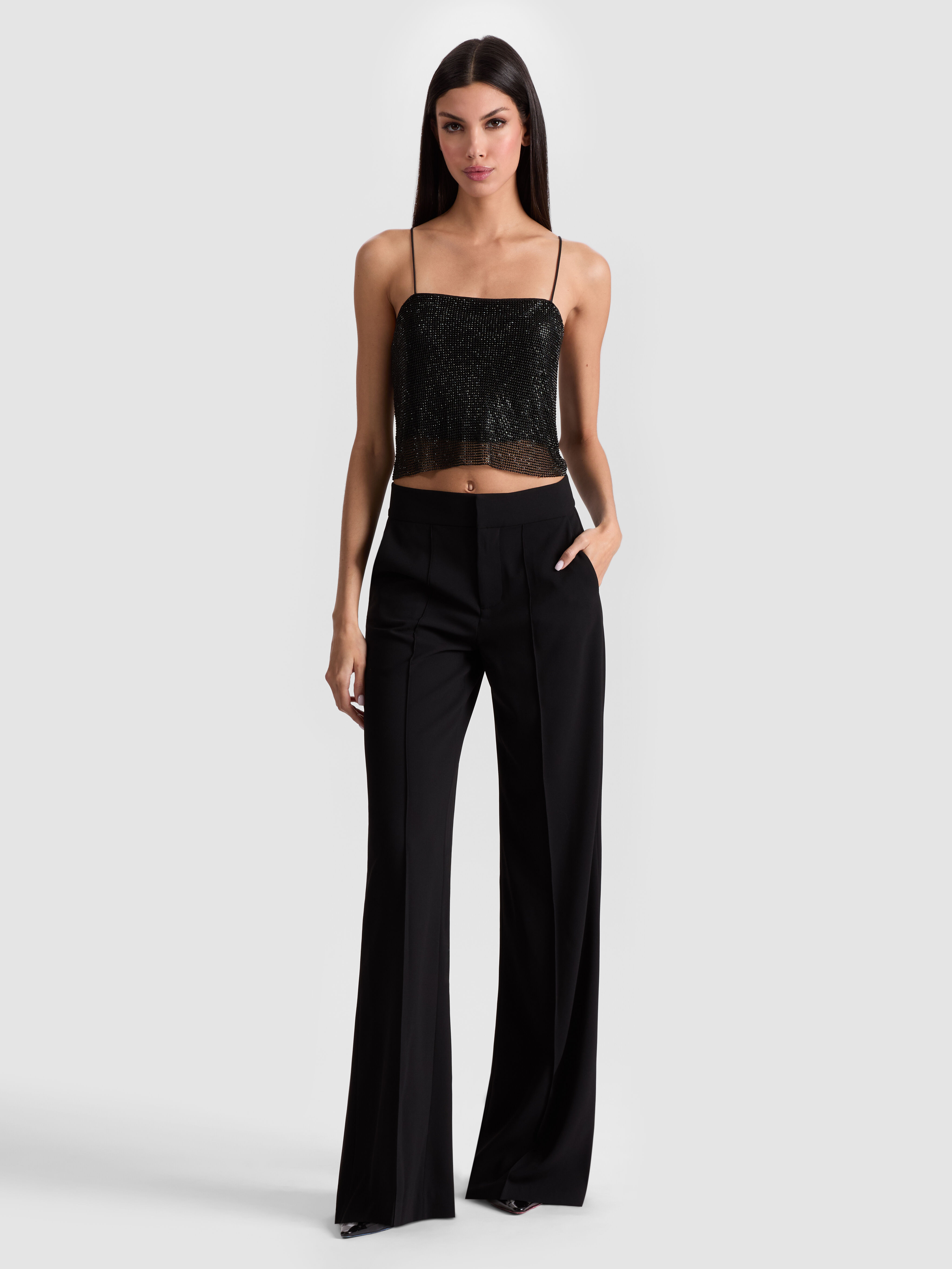 Katz Pleated Maxi Skirt In Black | Alice + Olivia