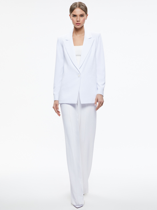 WHITE-DENNY BOYFRIEND BLAZER