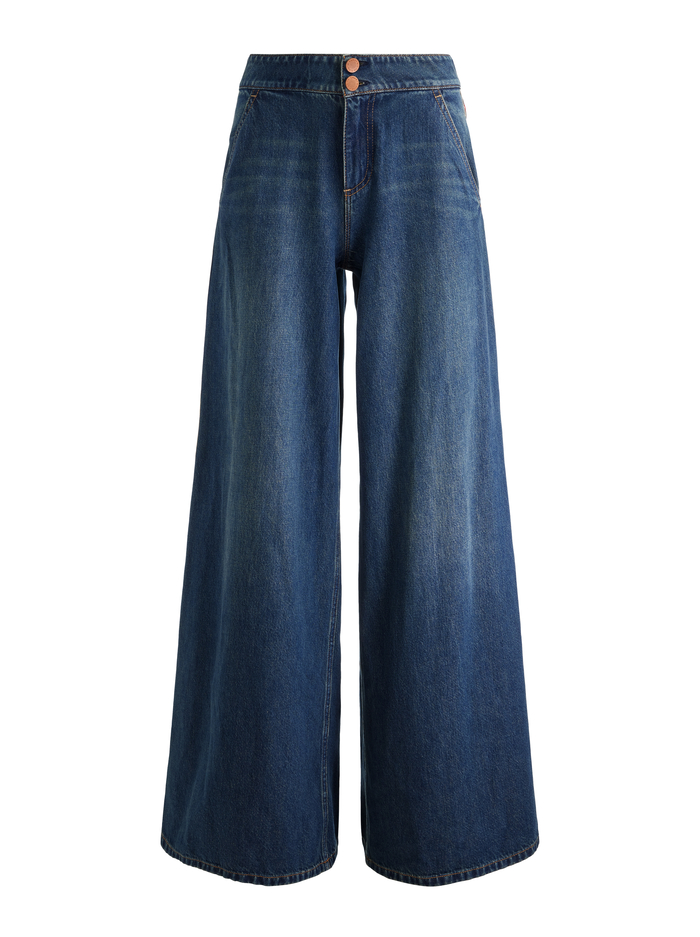NESSI JEAN WITH SIDE STRIPE - CLEMENTINE TINT image 5 - Alice And Olivia