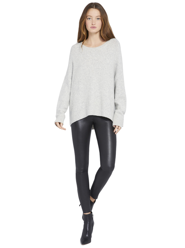 ROMA SLOUCHY PULLOVER - HEATHER GREY image 4 - Alice And Olivia