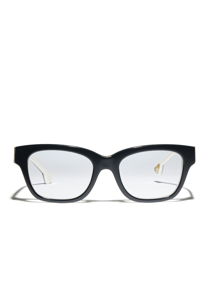 POWELL GLASSES - BLACK/WHITE - Alice And Olivia
