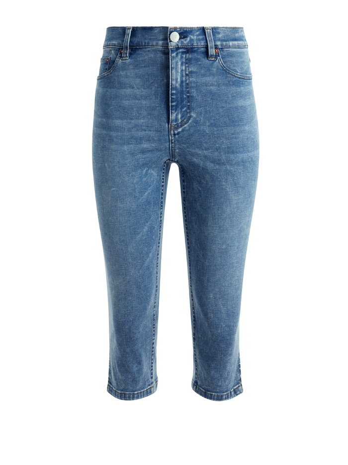 EMMIE MID RISE CLAM DIGGER JEAN - SULLIVAN VINTAGE BLUE image 5 - Alice And Olivia