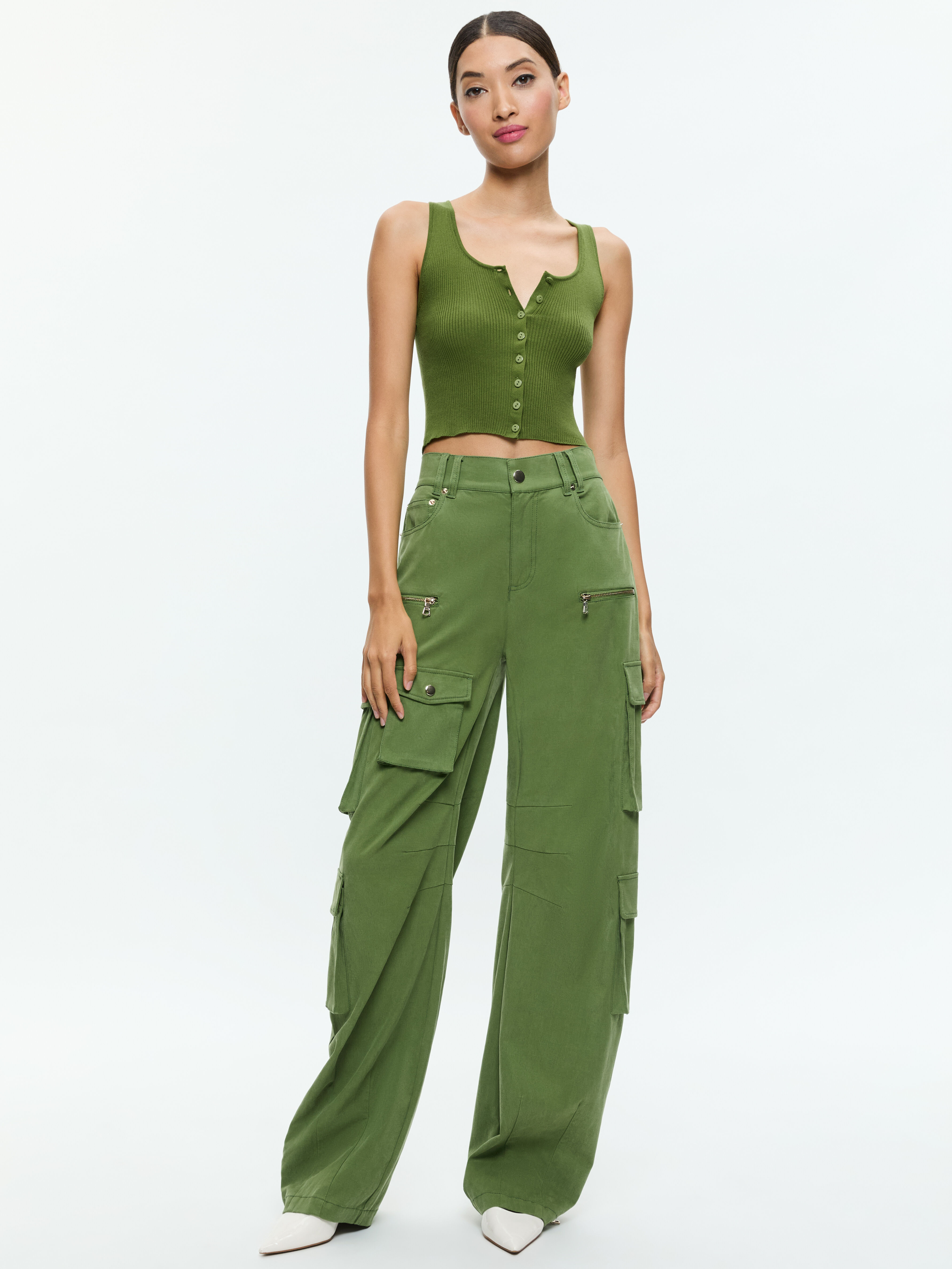 Plum Pleated High Waisted Suspender Pants by Voodoo Vixen