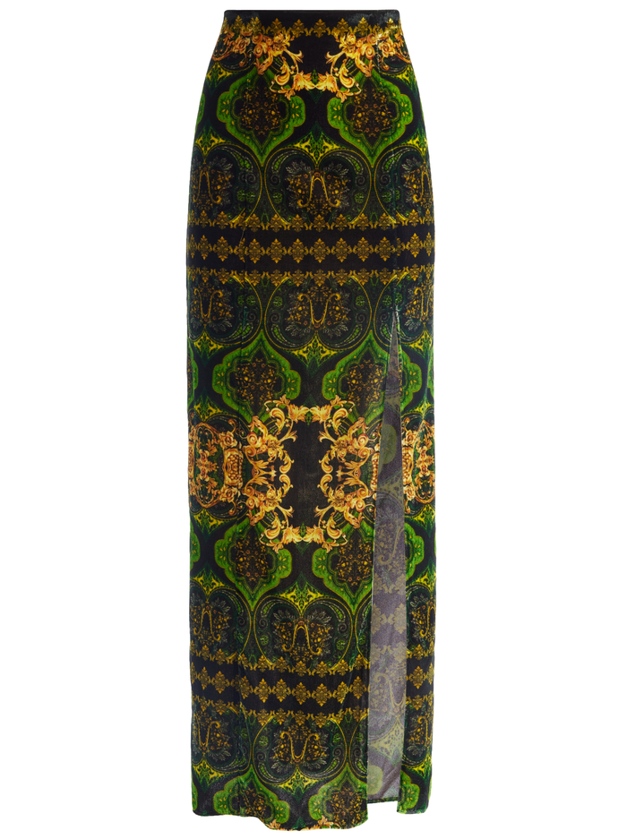 STEPHINE MAXI SKIRT - RENDEZVOUS/MULTI image 5 - Alice And Olivia