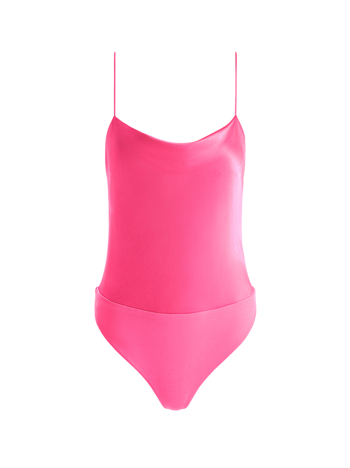 HARMON BODYSUIT - WILD PINK image 5 - Alice And Olivia