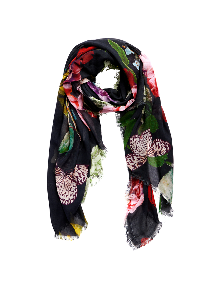 LOLA SCARF - IN THE WIND FLORAL - Alice And Olivia