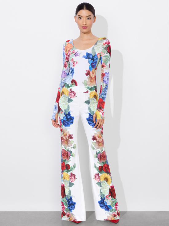 GARDEN BRUNCH OFF WHITE-RHYS BALLET BODYSUIT