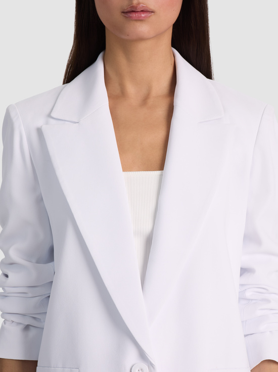 WHITE-DENNY BOYFRIEND BLAZER