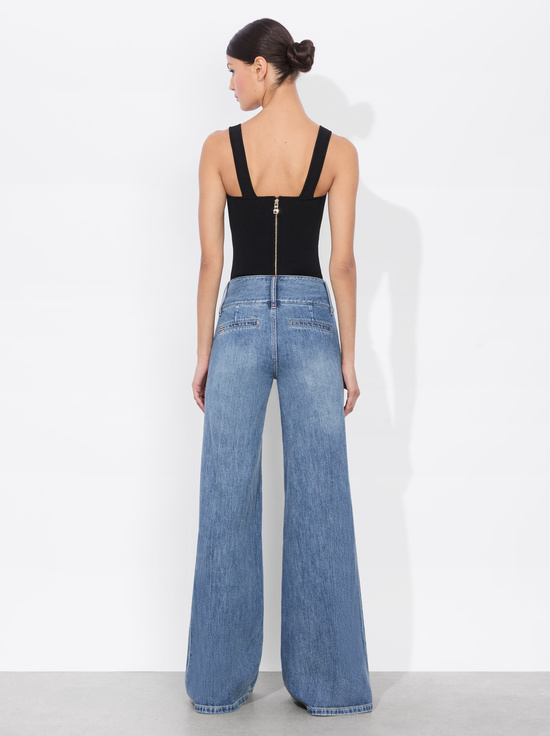 BLACK-SARIAH CORSET TANK