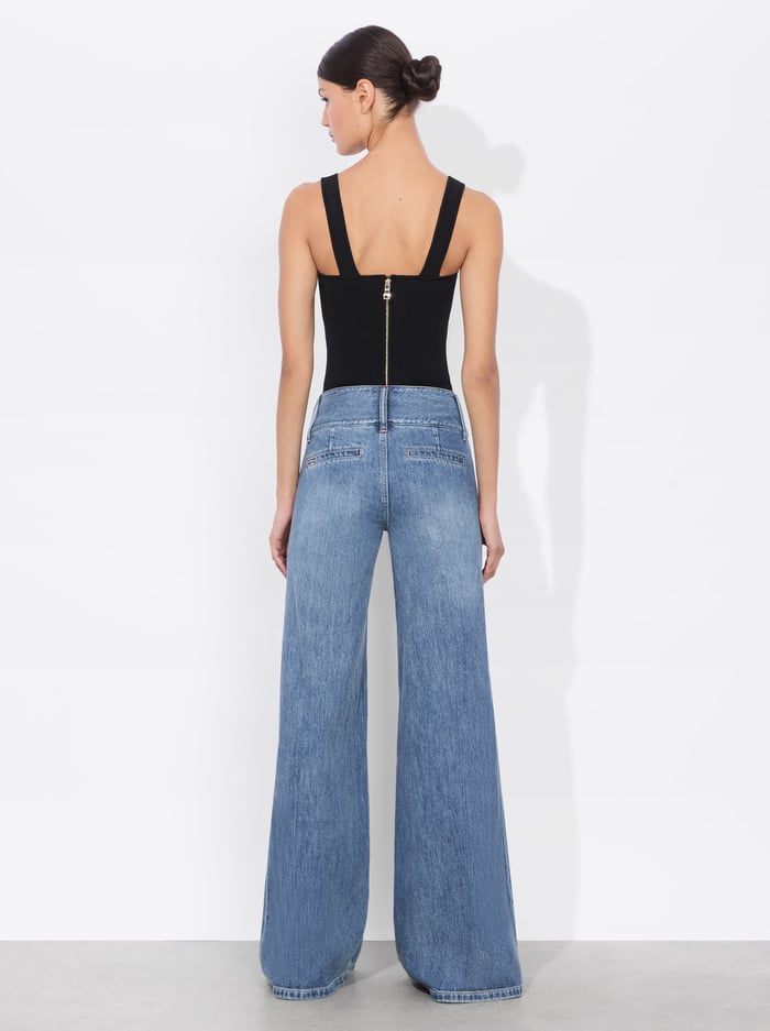 SARIAH CORSET TANK - BLACK image 2 - Alice And Olivia