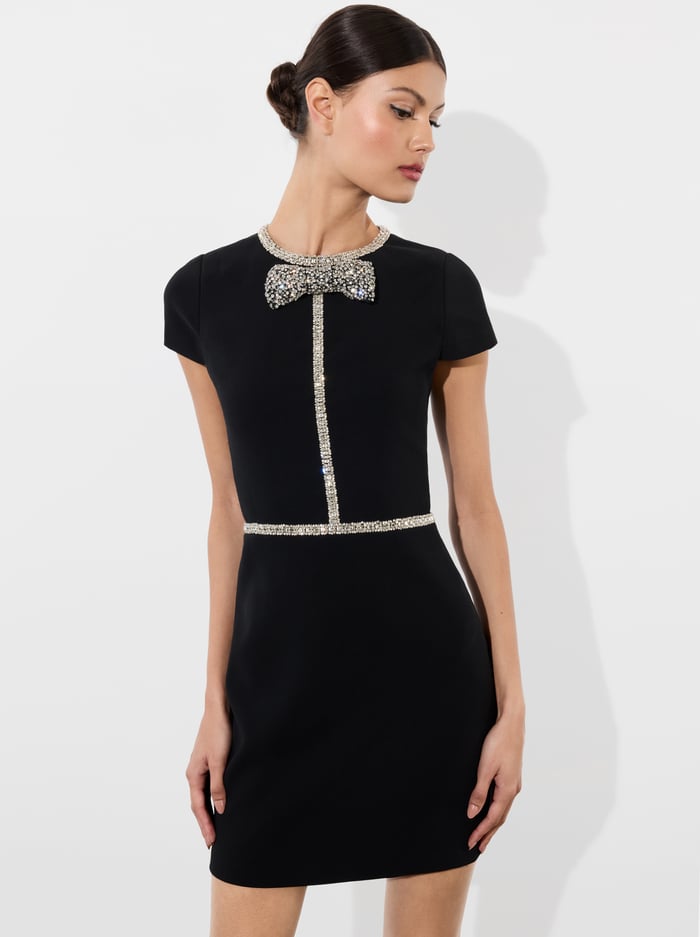 SOPHIE MINI DRESS - BLACK image 3 - Alice And Olivia