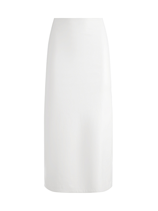 OFF WHITE-MAEVE VEGAN MIDI SKIRT