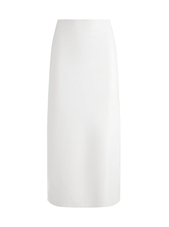 OFF WHITE-MAEVE VEGAN MIDI SKIRT