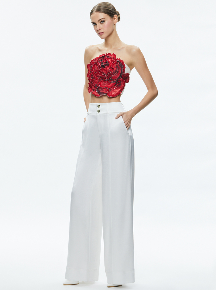 RANDIE APPLIQUE TOP - LE PARISIEN image 4 - Alice And Olivia