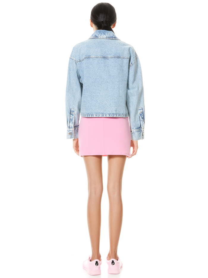 DEAN BOXY CROPPED JACKET - ROAD TRIP image 1 - Alice And Olivia