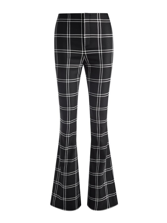 TEENY FLARE PANT - BLACK/WHITE image 5 - ALICE + OLIVIA