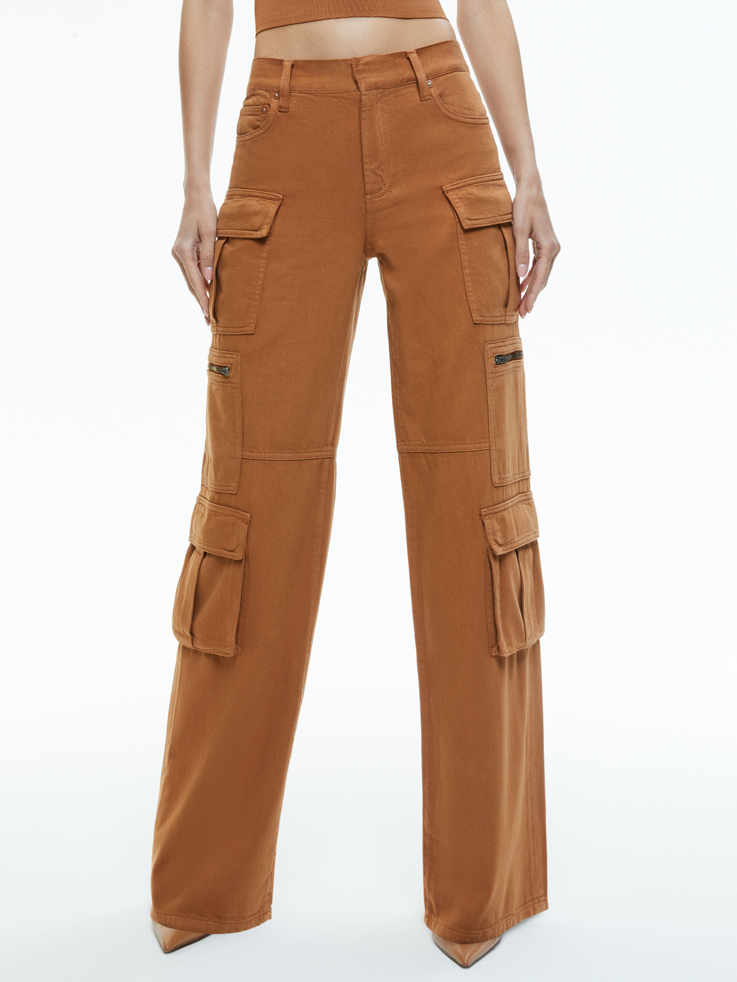 Cay Cargo Jean In Camel Alice Olivia