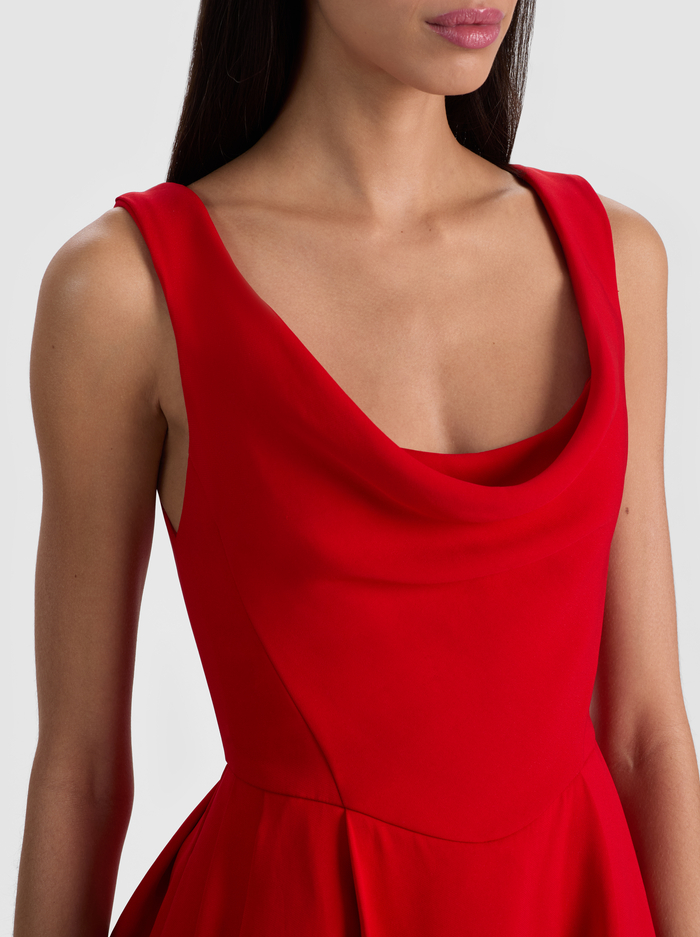 ESTRELLA MINI DRESS - CHILI PEPPER image 1 - ALICE + OLIVIA