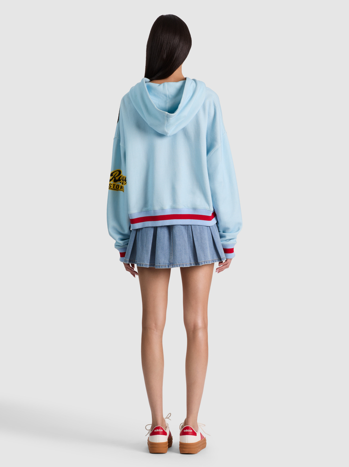 SUNNY EMBELLISHED CROPPED HOODIE - LICK ME image 2 - ALICE + OLIVIA