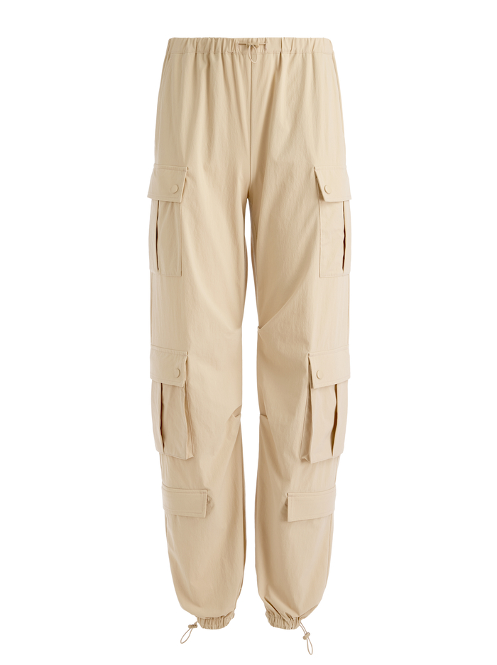 SHARA PARACHUTE CARGO PANT - ALMOND image 5 - Alice And Olivia