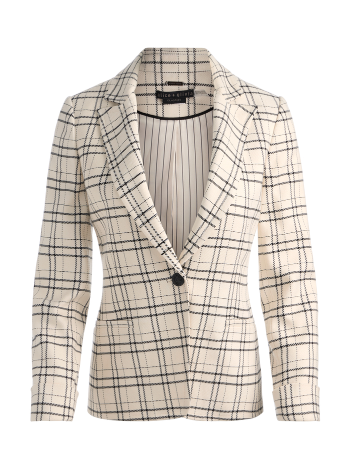COOL GIRL PLAID-RYDER SLIM BLAZER