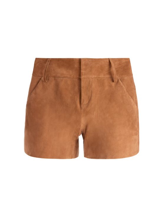CAMEL-CADY SUEDE SHORT