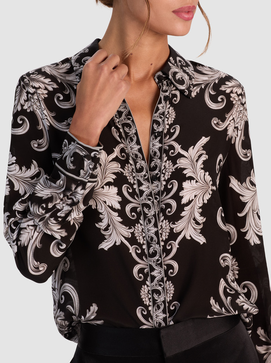 WINTER'S TALE-WILLA SILK BLOUSE