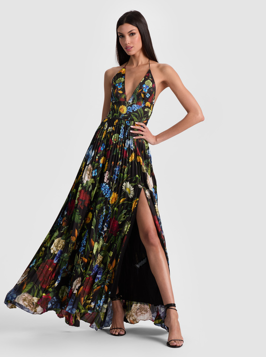 SOCIAL HOUR BLACK-HANNAH MAXI DRESS