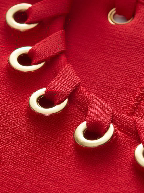 BRIGHT RUBY-HEIDI GROMMET TANK