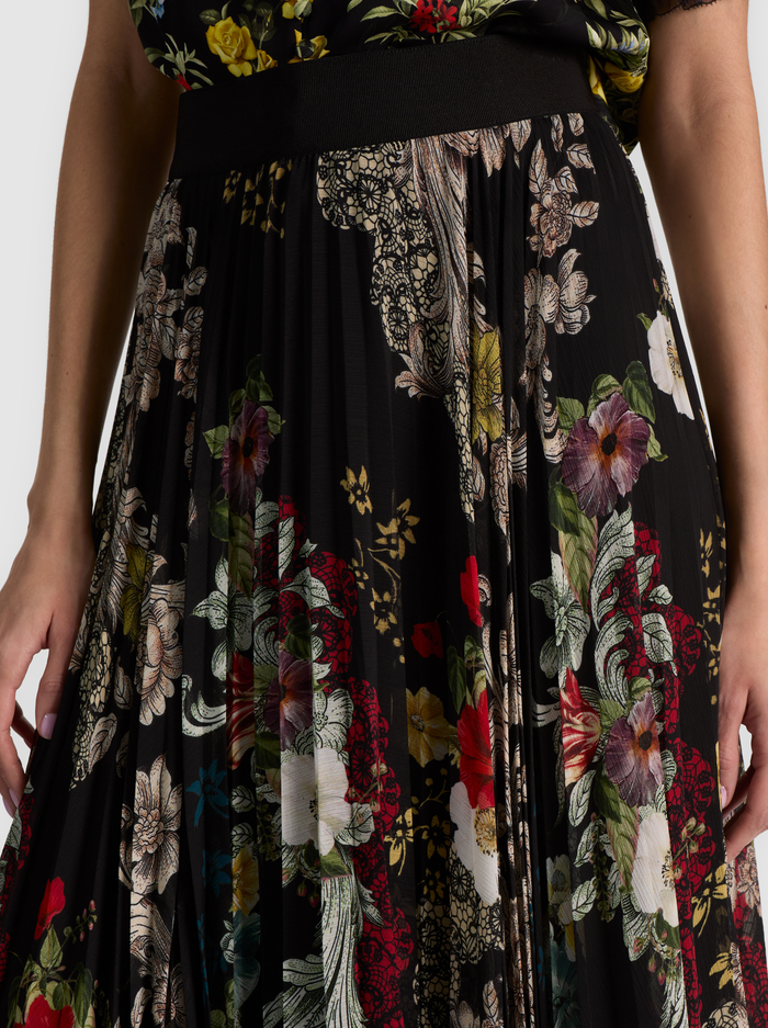 KATZ PLEATED MAXI SKIRT - FREE SPIRIT image 4 - ALICE + OLIVIA