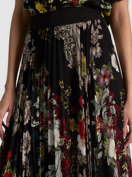 FREE SPIRIT-KATZ PLEATED MAXI SKIRT