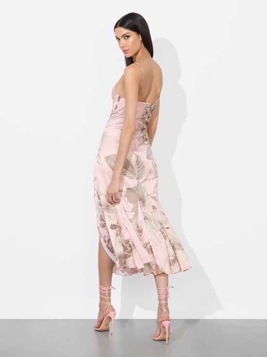 MEADOW LARGE-JULIETTA MIDI SLIP DRESS