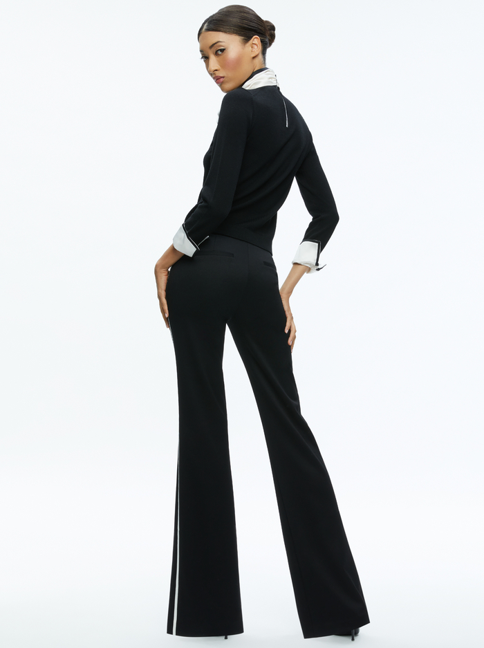 JUSTINA PULLOVER - BLACK COMBO image 1 - Alice And Olivia